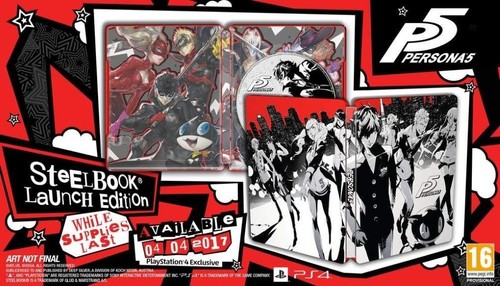 Persona steelbook ps4 new - 5,