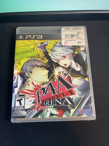 Persona arena sony - persona, 4: